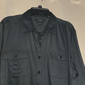 Black Button-Up Shirt